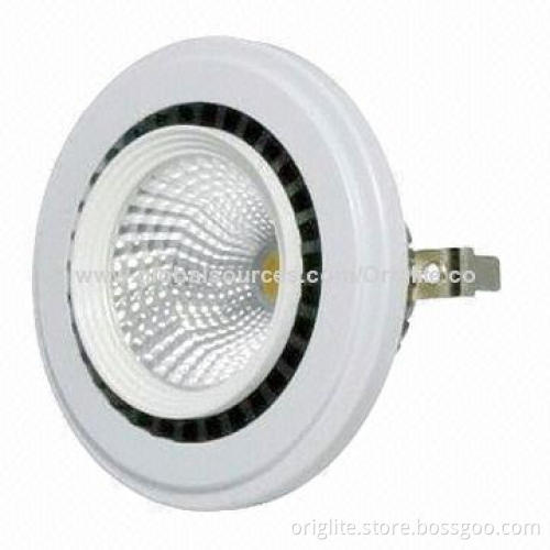 AR111 LED Spotlight, 85-245V AC/15W/85lm/W, Bridgelux Chip, COB LED, AR111 Base, with A Reflector